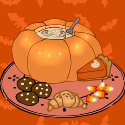Fall food plate